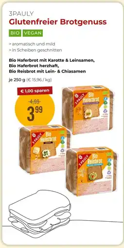 Martin Reformstark Bio haferbrot mit karotte & leinsamen, bio haferbrot herzhaft, bio reisbrot mit lein- & chiasamen Angebot