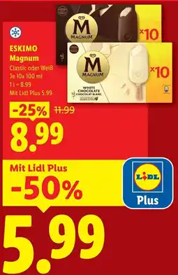 Lidl Eskimo magnum Angebot