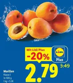 Lidl Marillen Klasse I Angebot