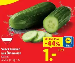 Lidl Snack Gurken aus Österreich Angebot