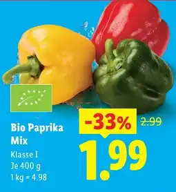 Lidl Bio Paprika Mix Angebot