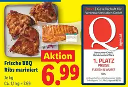 Lidl Frische BBQ Ribs mariniert Angebot