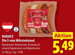 Lidl Radatz Die 5 vom Würstelstand Angebot