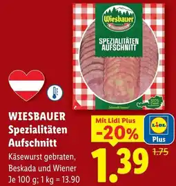 Lidl Wiesbauer spezialitäten aufschnitt Angebot