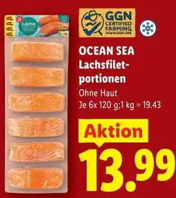 Lidl Ocean sea Lachsfilet- portionen Angebot