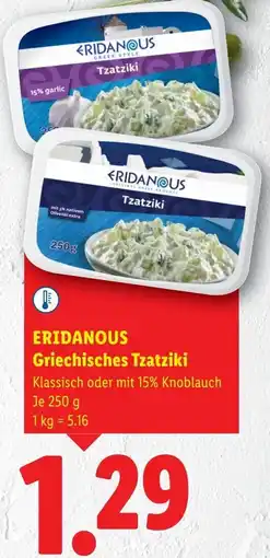 Lidl Eridanous Griechisches Tzatziki Angebot