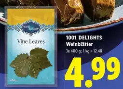 Lidl 1001 delights weinblätter Angebot