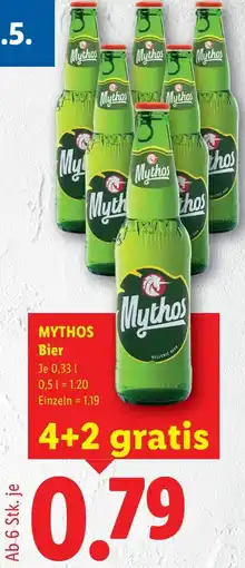 Lidl Mythos bier Angebot