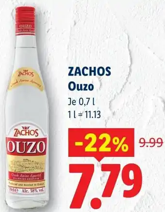 Lidl Zachos ouzo Angebot