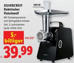 Lidl Silvercrest Elektrischer Fleischwolf Angebot