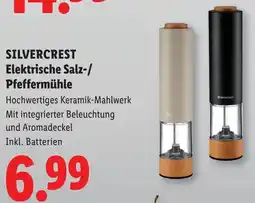 Lidl Silvercrest elektrische salz-/ pfeffermühle Angebot
