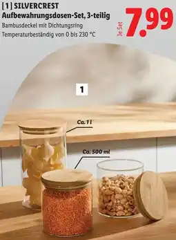 Lidl Silvercrest Aufbewahrungsdosen-Set Angebot