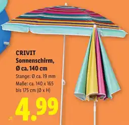 Lidl CRIVIT Sonnenschirm Angebot