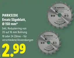 Lidl Parkside ersatz sägeblatt Angebot