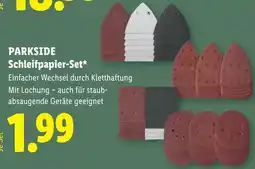Lidl Parkside schleifpapier-set Angebot