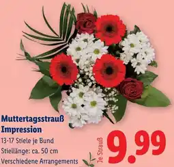 Lidl Muttertagsstrauß Impression Angebot