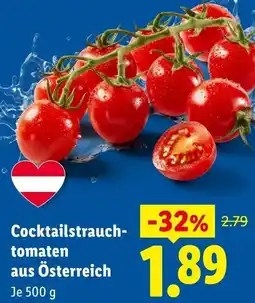 Lidl Cocktailstrauch- tomaten aus Österreich Angebot