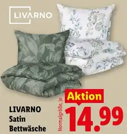 Lidl Livarno satin bettwäsche Angebot