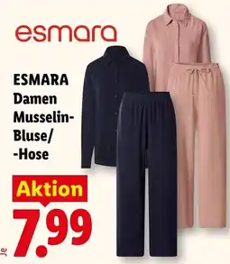 Lidl Esmara Damen Musselin- Bluse/ -Hose Angebot