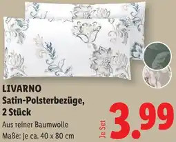 Lidl Livarno Satin-Polsterbezüge Angebot