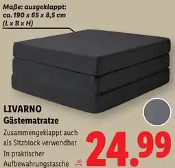 Lidl Livarno gästematratze Angebot