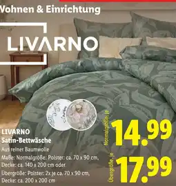 Lidl Livarno Satin-Bettwäsche Angebot