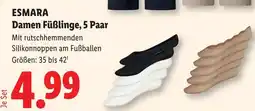 Lidl Esmara Damen Füßlinge Angebot
