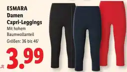Lidl Esmara Damen Capri-Leggings Angebot