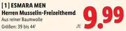 Lidl Esmara men Herren Musselin-Freizeithemd Angebot
