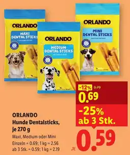 Lidl Orlando Hunde Dentalsticks Angebot