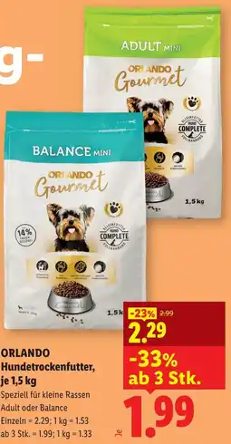 Lidl Orlando Hundetrockenfutter Angebot