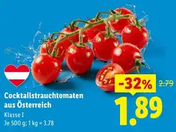 Lidl Cocktailstrauchtomaten aus Österreich Angebot