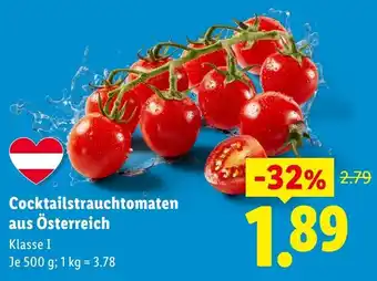 Lidl Cocktailstrauchtomaten aus Österreich Angebot
