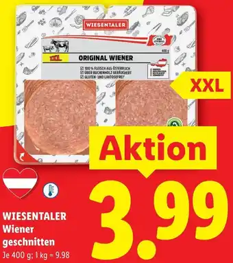 Lidl Wiesentaler wiener geschnitten Angebot