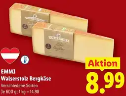 Lidl Emmi Walserstolz Bergkäse Angebot