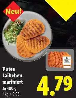 Lidl Puten Laibchen mariniert Angebot