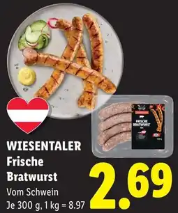 Lidl Wiesentaler frische bratwurst Angebot