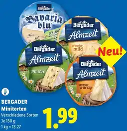 Lidl Bergader minitorten Angebot