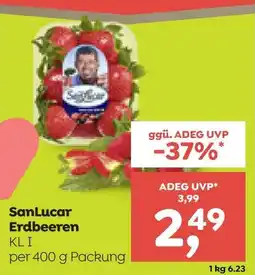 ADEG SanLucar Erdbeeren Angebot