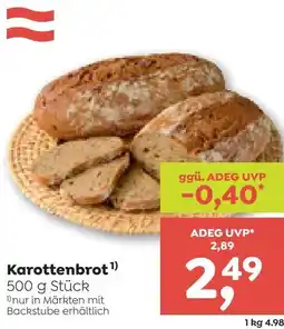 ADEG Karottenbrot Angebot