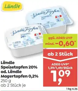 ADEG Ländle Speisetopfen 20% od. Ländle Magertopfen 0.2% Angebot