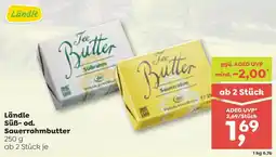 ADEG Ländle Süß- od. Sauerrahmbutter Angebot