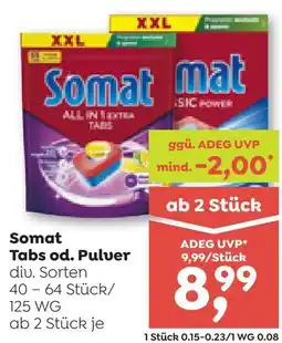 ADEG Somat Tabs od. Pulver Angebot