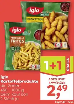 ADEG Iglo Kartoffelprodukte Angebot