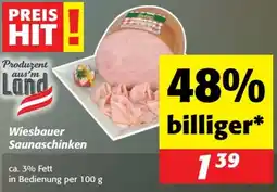 Nah&Frisch Wiesbauer Saunaschinken Angebot