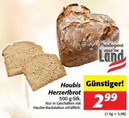 Nah&Frisch Haubis Herzerlbrot Angebot