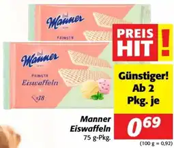 Nah&Frisch Manner Eiswaffeln Angebot
