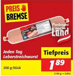 Nah&Frisch Jeden Tag Leberstreichwurst Angebot