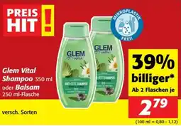 Nah&Frisch Glem Vital Shampoo oder Balsam Angebot