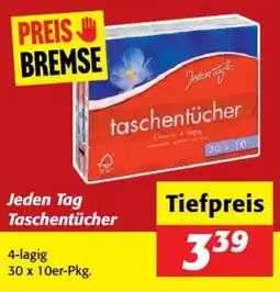 Nah&Frisch Jeden Tag Taschentücher Angebot